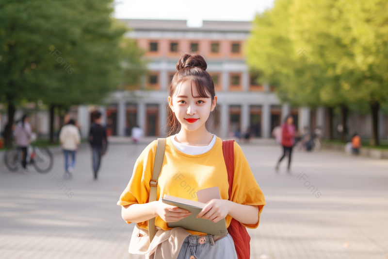 亚洲大学校园内女生青春人物摄影图,高清,摄影图,摄影图片,图片大全,摄影图免费下载